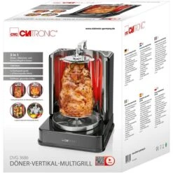 Clatronic Döner-Multigrill DVG 3686, Elektrogrill -Napole Grill Geschaft Clatronic D ner Multigrill DVG 3686 Elektrogrill@@9gh8dc04 7
