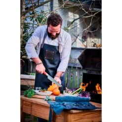 DICK Leder-Rolltasche "Red Spirit", 5-teilig, Besteck -Napole Grill Geschaft DICK Leder Rolltasche Red Spirit 5 teilig Besteck@@1892248 3