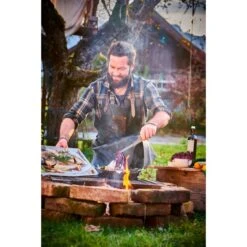 DICK Leder-Rolltasche "Red Spirit", 5-teilig, Besteck -Napole Grill Geschaft DICK Leder Rolltasche Red Spirit 5 teilig Besteck@@1892248 5