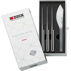 DICK Steakmesser AJAX Pure Metal, 4er-Set