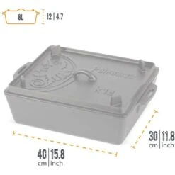 Petromax Kastenform Mit Deckel K12, Topf -Napole Grill Geschaft Petromax Kastenform mit Deckel k12 Topf@@1914391 3