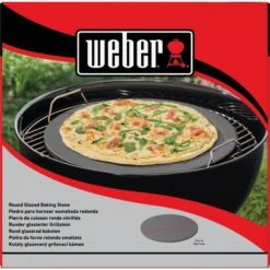 Weber Glasierter Pizzastein 18412, Ø Ca. 36cm -Napole Grill Geschaft Weber Glasierter Pizzastein 18412 ca 36cm@@1808781 3