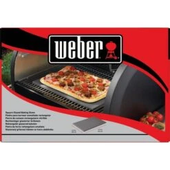 Weber Glasierter Pizzastein 18414, Eckig 44cm X 30cm -Napole Grill Geschaft Weber Glasierter Pizzastein 18414 eckig 44cm x 30cm@@1808790 3