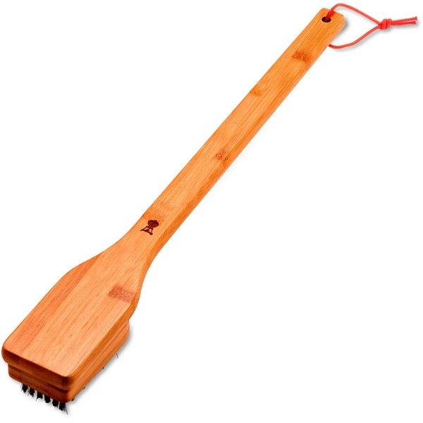 Weber Grillbürste Mit Bambus-Griff, 46cm, Grill-Reinigungsbürste 6 Weber Grillbürste Mit Bambus-Griff, 46cm, Grill-Reinigungsbürste – Bild 4