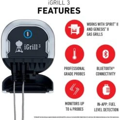 Weber Grillthermometer IGrill 3 -Napole Grill Geschaft Weber Grillthermometer iGrill 3@@1303167 13